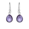 SFB - Ørebøjler med lilla amethyst - 5249-1-118