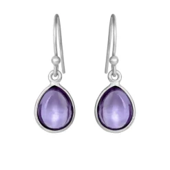 SFB - Ørebøjler med lilla amethyst - 5249-1-118