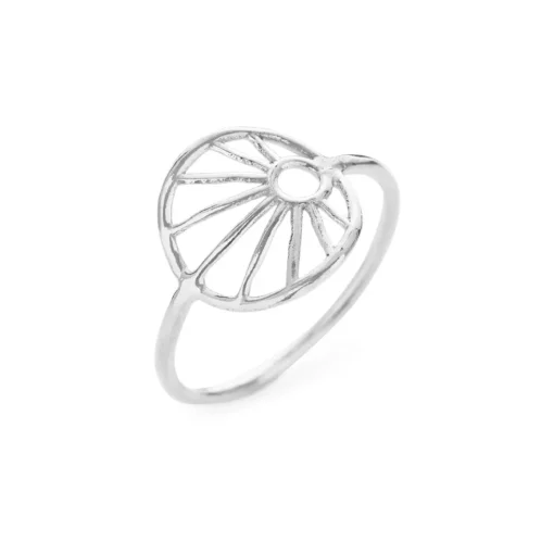 SFB - Ring i sølv med trådmønster - 1695-1