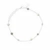 SFB - Sølv armbånd med perler og sten - 1882-1-20-578