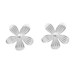 SFB - Sølv blomster ørestik - 5696-1-999