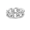 SFB - Sølv panser facet ring - 1689-11