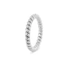 SFB - Snoet sølv ring - 1682-1