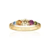Sif Jakobs - Belluno forgyldt ring med farvede sten - r42126-acz-sg