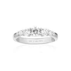 Sif Jakobs - Belluno ring i sølv fra Sif Jakobs - r42126-cz-ss