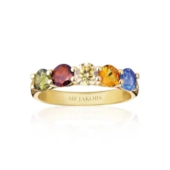 Sif Jakobs - Belluno ring med farvede sten - r42127-acz-sg