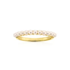 Sif Jakobs - Ellera Perla ring i forgyldt sølv med perler - r2869-p-yg