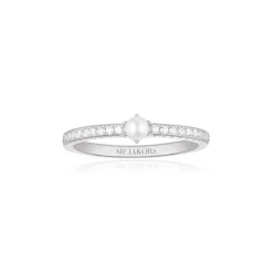 Sif Jakobs - Ellera Perla ring i sølv med sten - r12284-cz-ss