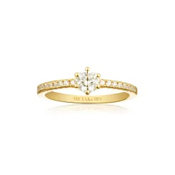 Sif Jakobs - Ellera uno grande ring med zirkonia - r42282-cz-yg