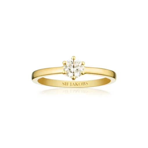 Sif Jakobs - Ellera Uno Pianura grande ring med zirkonia - r42283-cz-yg