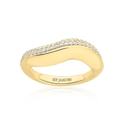 Sif Jakobs - Glorenza ring i 18 karat guldbelagt sølv - r2483-cz-yg