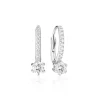 Sif Jakobs - Rimini altro øreringe i sølv med sten - e22112-cz-ss