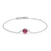 Sølv armbånd med Rubin fra mads Z-2154022