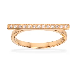 Sølv forgyldt bridge ring fra Scrouples - 719982