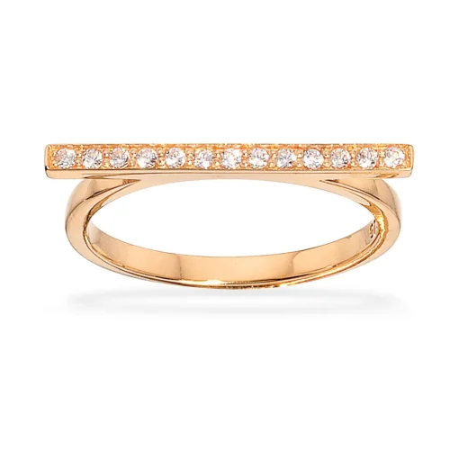 Sølv forgyldt bridge ring fra Scrouples - 719982