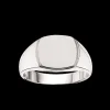 790832- Sølv herre ring med plade