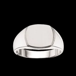 790832- Sølv herre ring med plade