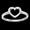 Sølv hjerte ring fra Scrouples - W7362