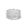 Sølv ring med blomster fra Blossom-21621115