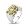 Sølv ring med guld fra byBirdie-50110190g
