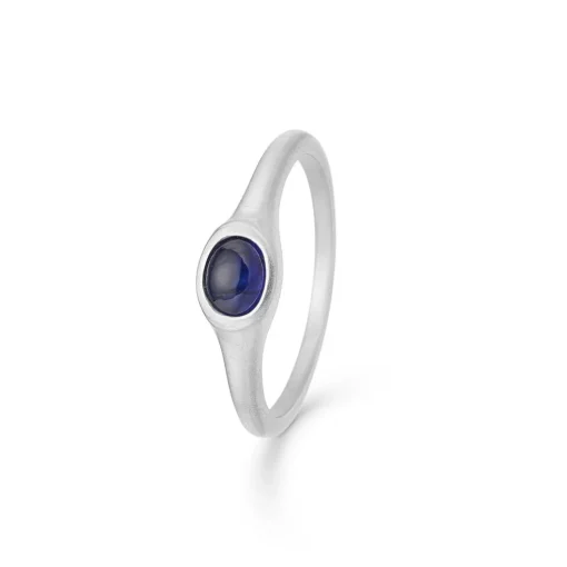 Sølv ring med safir fra Mads Z-2144011