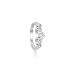 Sølv ring med sten fra Randers Sølv-248208