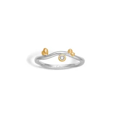 Smuk sølv ring fra Blossom Copenhagen - 21621303