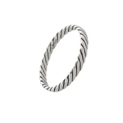 Snoet armring lavet i sølv - RS33601