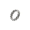Snoet sølv fingerring - 203409
