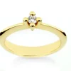 Solitairering med 0,25 ct brillant