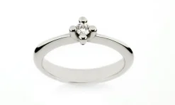 Solitairering med 0,10 ct brillant