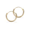 Srouples - Creoler i 8 karat guld, 13 mm - 10123
