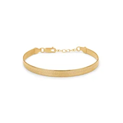Studio Z - Cobra sildebens armbånd i guldbelagt sølv - 7250318