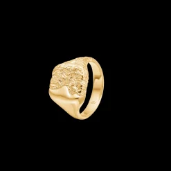 Studio Z - Edge ring i Guldbelagt sølv - 7240890