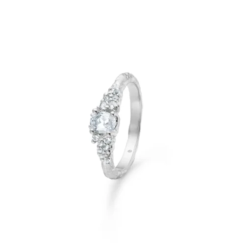 Studio Z - Fragments sølv ring med zikonia sten - 7147864