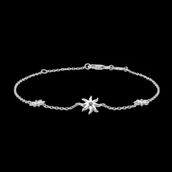 Studio Z - Ocean Aura sølv armbånd med små søstjerner - 7150923