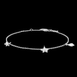 Studio Z - Starfish Lustre sølv armbånd m e vedhæng - 7153903