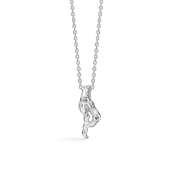 Studio Z - Tangled sølv halskæde med zirkonia sten - 8127804