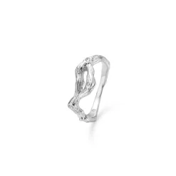Studio Z - Tangled sølv ring med zirkonia - 7147804