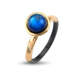 Victoria ring med blå sten-50110272b