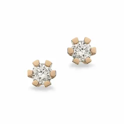 Vida - Guld øreringe med diamanter 0,15ct - 1813,15