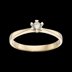 Vida - Guld ring med diamant 0,15ct - 7813,15