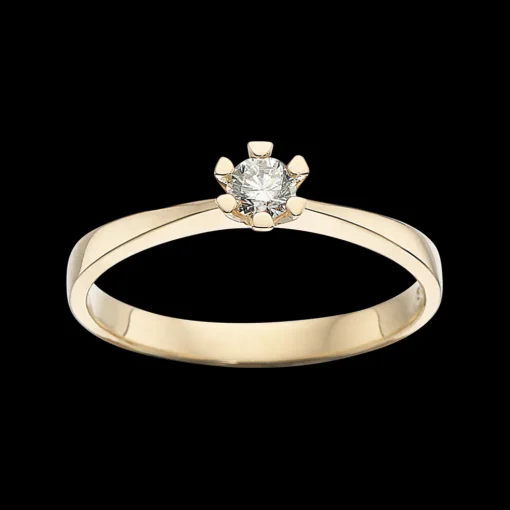 Vida - Guld ring med diamant 0,15ct - 7813,15