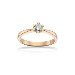 Vida - Guld ring med diamant 0,25ct - 7813,25