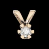 Vida - Guld vedhæng med diamant 0,10ct - 2813,10
