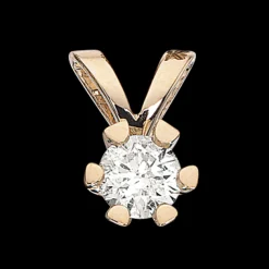 Vida - Guld vedhæng med diamant 0,20ct. - 2813,20
