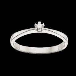 Vida - Hvidguld ring med diamant 0,05ct - 7814,05