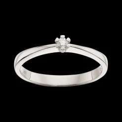 Vida - Hvidguld ring med diamant 0,03ct  - 7814,03