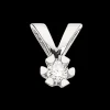 Vida - Hvidguld vedhæng med diamant 0,05ct - 2814,05