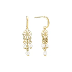 Lund Copenhagen - Marguerit øre ringe med perler - 9095094-6-33-m